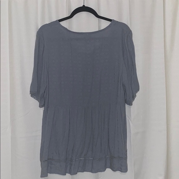 Knox Rose Shirt Sleeve Lace Bohemian Top - Picture 5 of 6